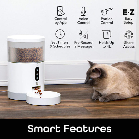 Petconnect Automatic Dog or Cat Pet Feeder, 4L