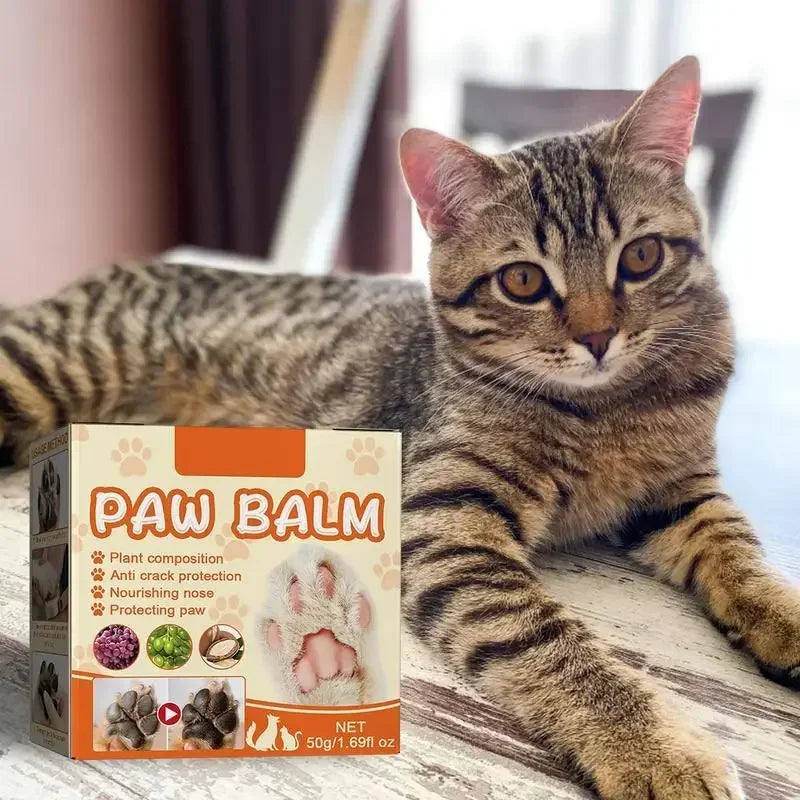 50/100G Dog Paw Balm Pet Paw Moisturizing Natural Cream Dog Cat Paw Wax & Pet Nose Balm Protectors Pet Supplies and Pet Grooming