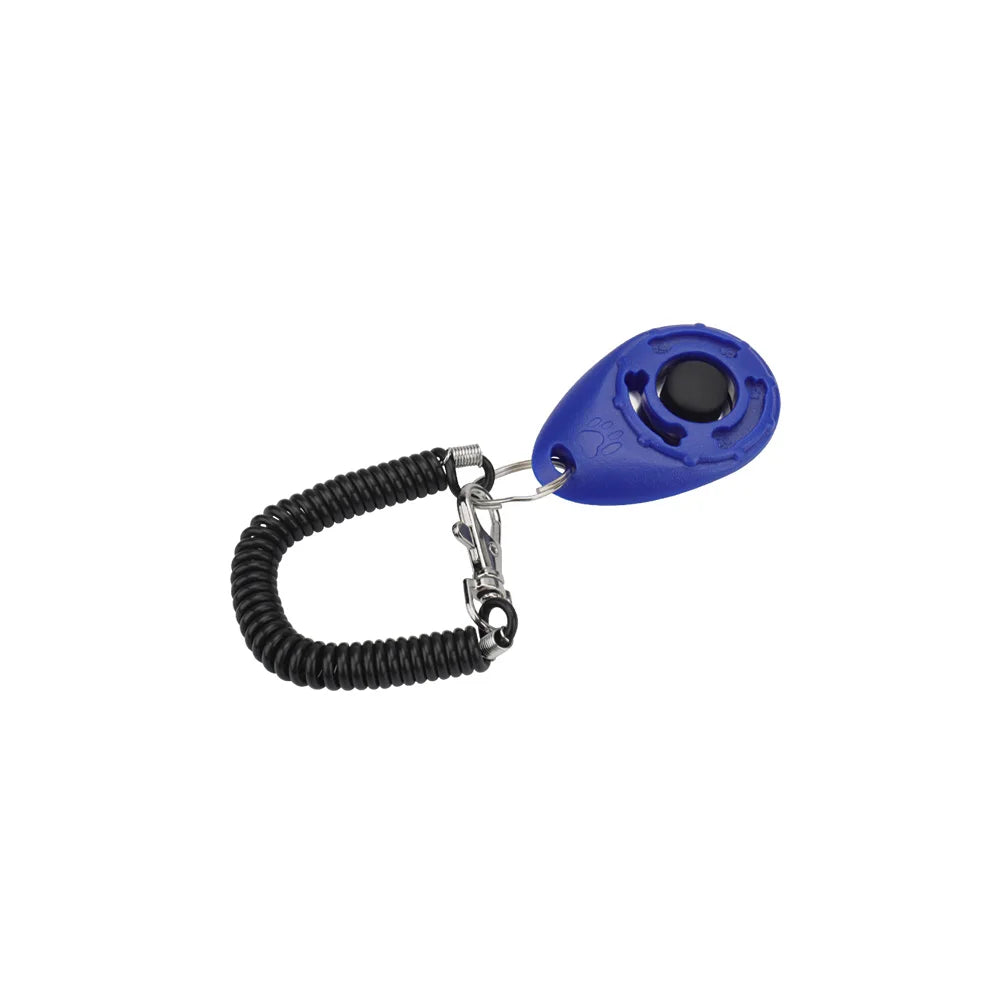 Pet Training Clicker Cat Dog Toy Spring Keyring Portable Sound Pet Training Supplies