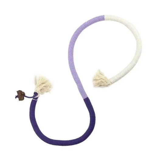 Silvervine Cat Teaser Toy Interactive Cotton Rope Dental Chew Safe Kitten Play Toys for Active Pets Viral Eco Friendly Pet Suppl