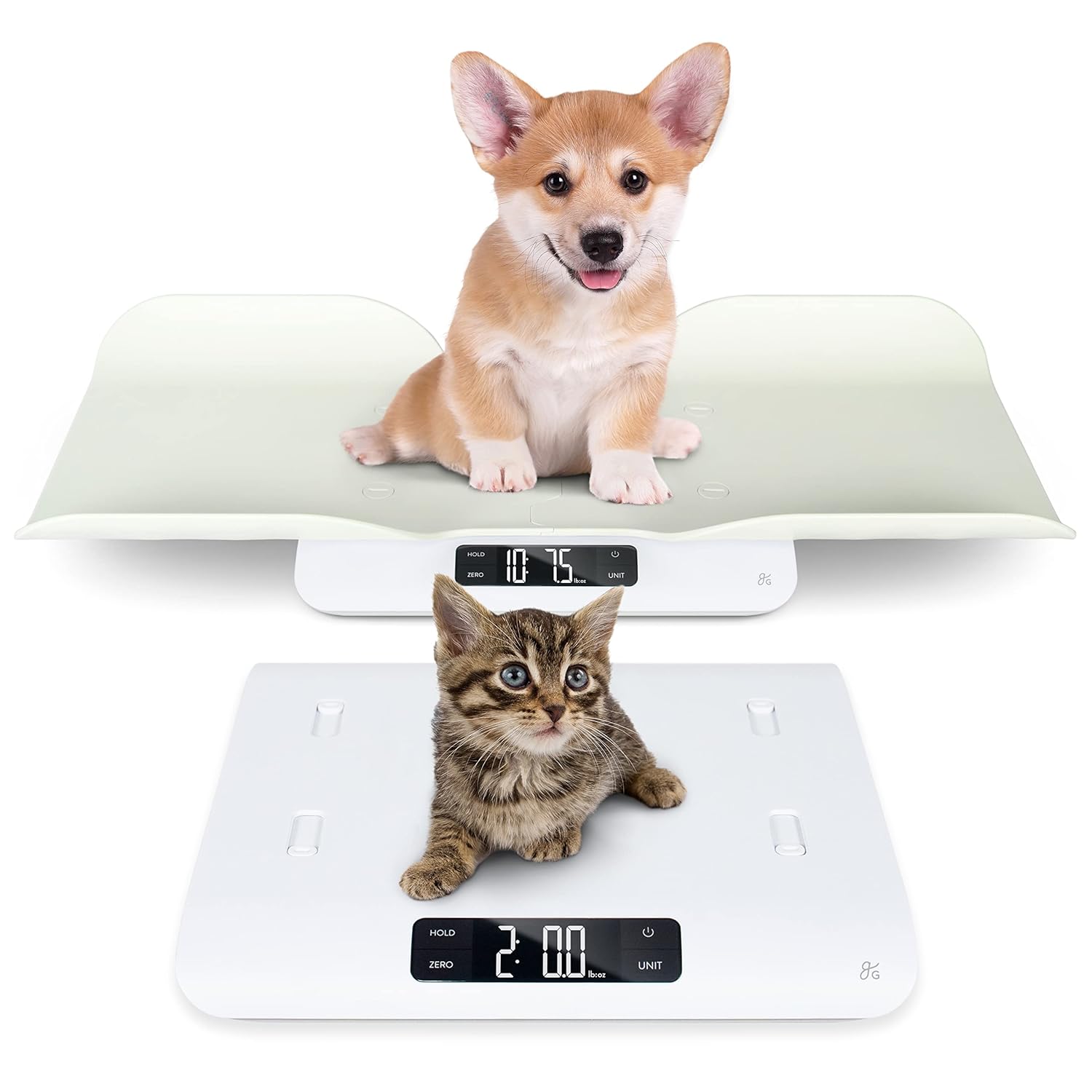 Digital Pet Scale, Accurately Weigh Your Kitten, Rabbit, or Puppy with a Wiggle-Proof Algorithm, Great Option as a Scale for Small Animals, Designed in St. Louis