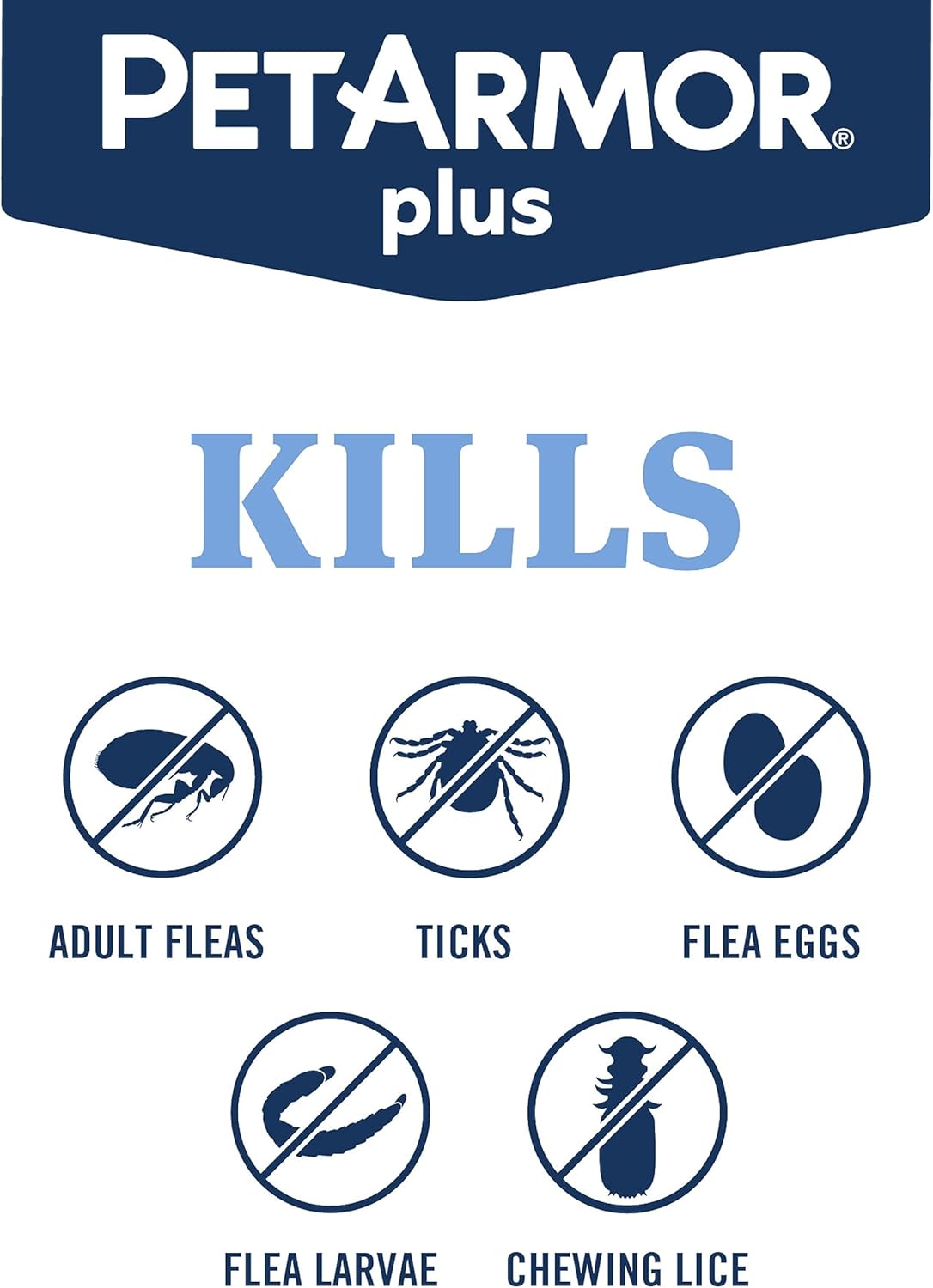 plus Flea and Tick Prevention for Cats, Cat Flea and Tick Treatment, 3 Doses, Waterproof Topical, Fast Acting, Cats over 1.5 Lbs