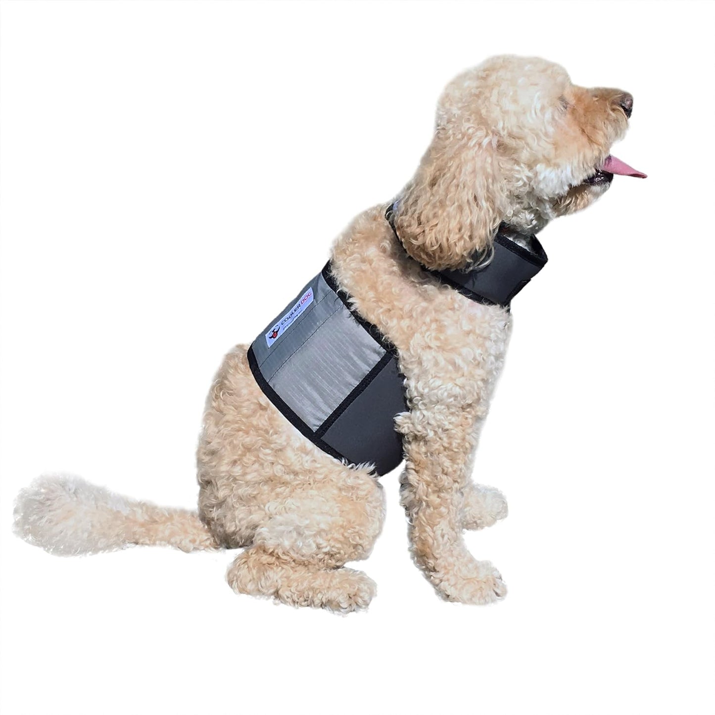 Dog Cooling Vest and Cooling Collar - Ice Vest for Dogs Medium (22" to 27" Girth)