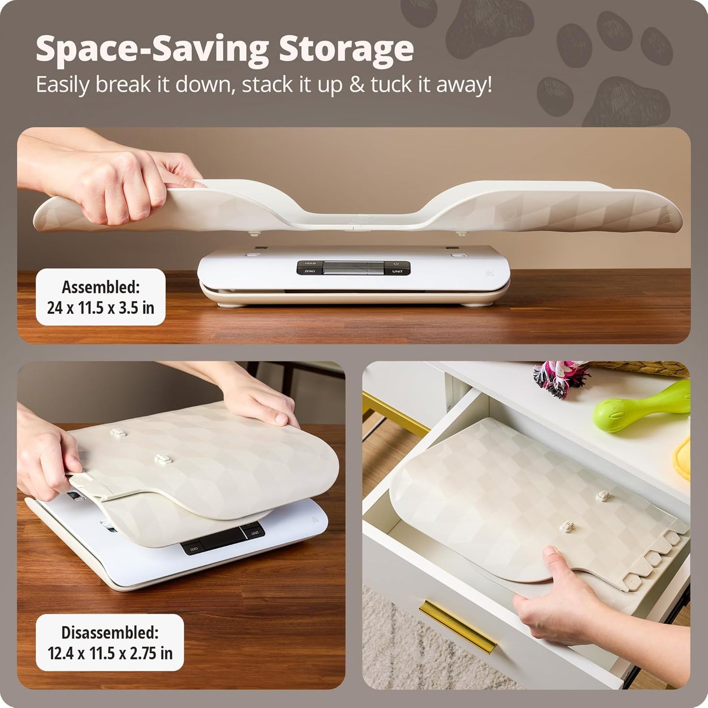 Digital Pet Scale, Accurately Weigh Your Kitten, Rabbit, or Puppy with a Wiggle-Proof Algorithm, Great Option as a Scale for Small Animals, Designed in St. Louis