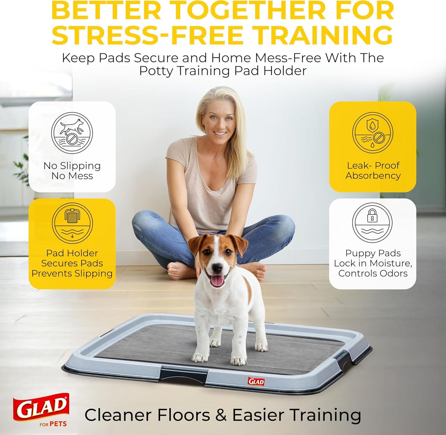 for Pets Extra Large Charcoal Dog Training Pads - Absorbent Disposable Pee Pads for Dogs, Cats & Puppies - Jumbo-Size Potty Pads That Neutralize Urine Instantly - 30 Count Pet Supplies