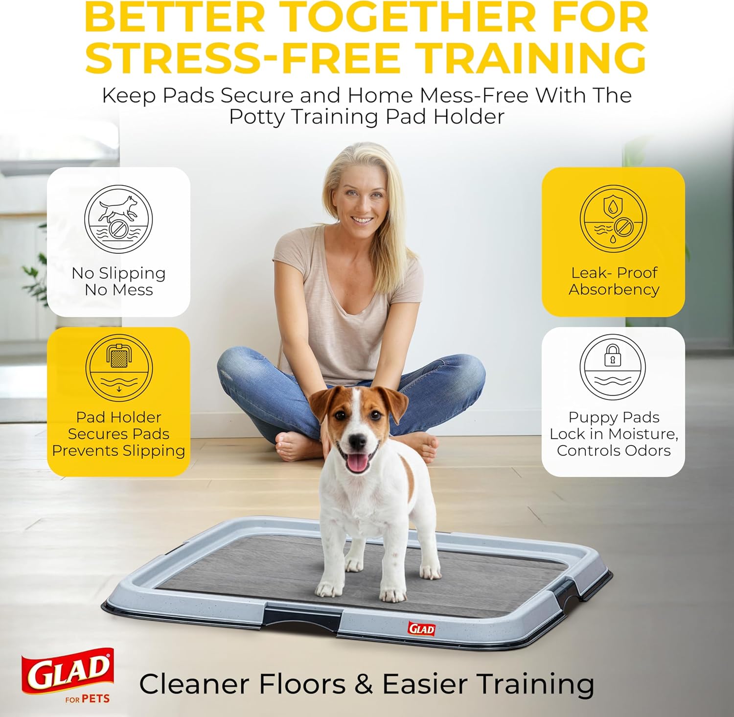 for Pets Extra Large Charcoal Dog Training Pads - Absorbent Disposable Pee Pads for Dogs, Cats & Puppies - Jumbo-Size Potty Pads That Neutralize Urine Instantly - 30 Count Pet Supplies