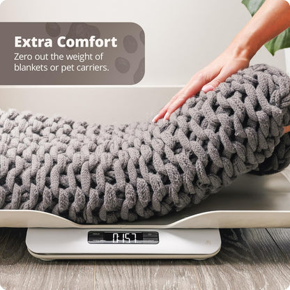 Digital Pet Scale, Accurately Weigh Your Kitten, Rabbit, or Puppy with a Wiggle-Proof Algorithm, Great Option as a Scale for Small Animals, Designed in St. Louis