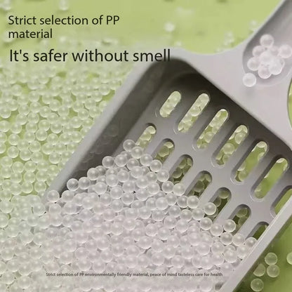 Cat Litter Box Large Capacity Semi-Closed Plastic Anti-Splash Cats Toilet Bedpan Big Oversized Cat Tray Bedpan Cat Toilet Bowl