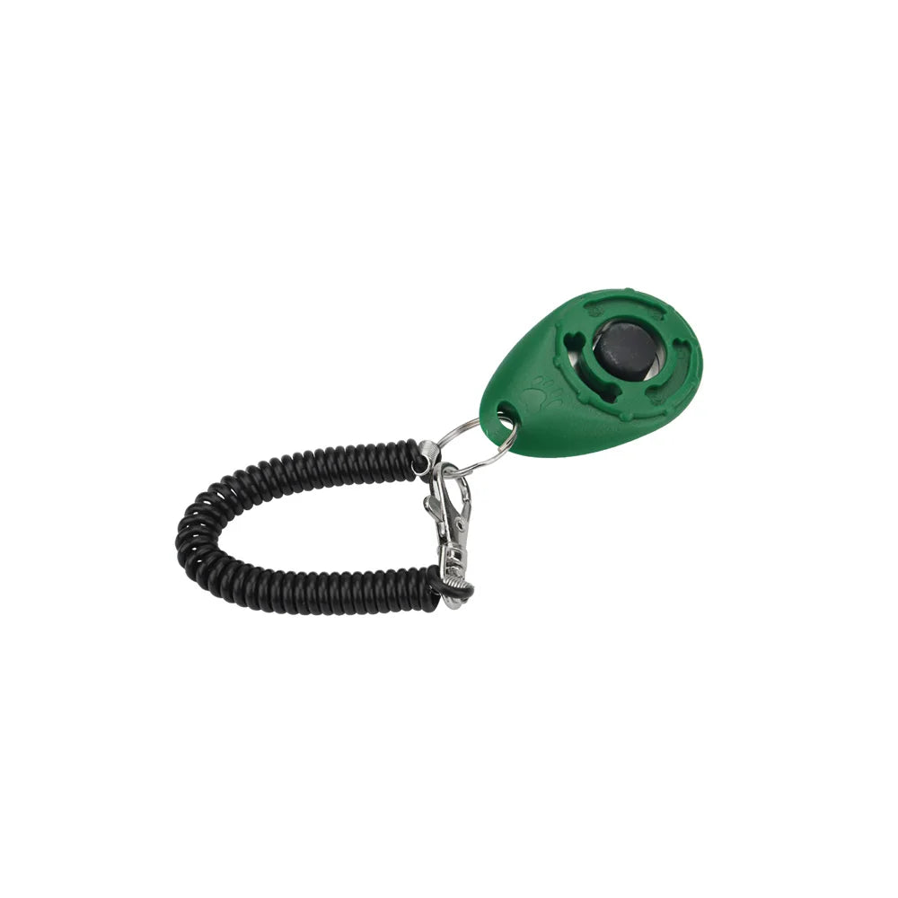 Pet Training Clicker Cat Dog Toy Spring Keyring Portable Sound Pet Training Supplies