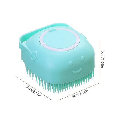 Pet Bathing Soft Silicone Comb Dog Cat Brush Massager Shower Gel Bathing Brush Clean Tools Cleaning Grooming Supplies