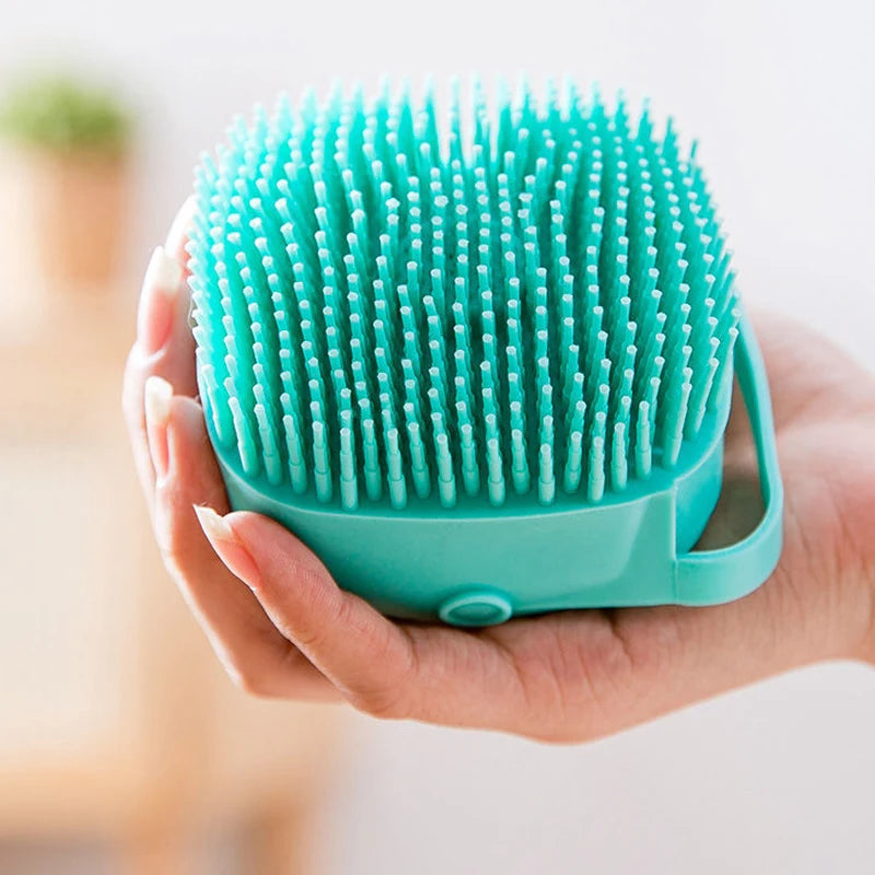 Pet Bathing Soft Silicone Comb Dog Cat Brush Massager Shower Gel Bathing Brush Clean Tools Cleaning Grooming Supplies