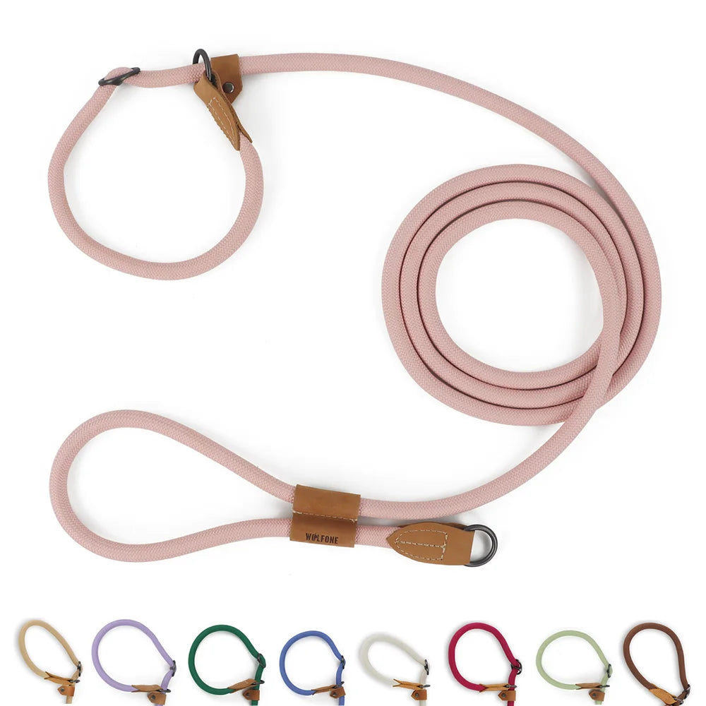 Multi-Functional Adjustable P-Shape Dog Leash Chain Traction Rope Leads for Running Walking Free Hands Free Leashes