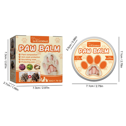 50/100G Dog Paw Balm Pet Paw Moisturizing Natural Cream Dog Cat Paw Wax & Pet Nose Balm Protectors Pet Supplies and Pet Grooming