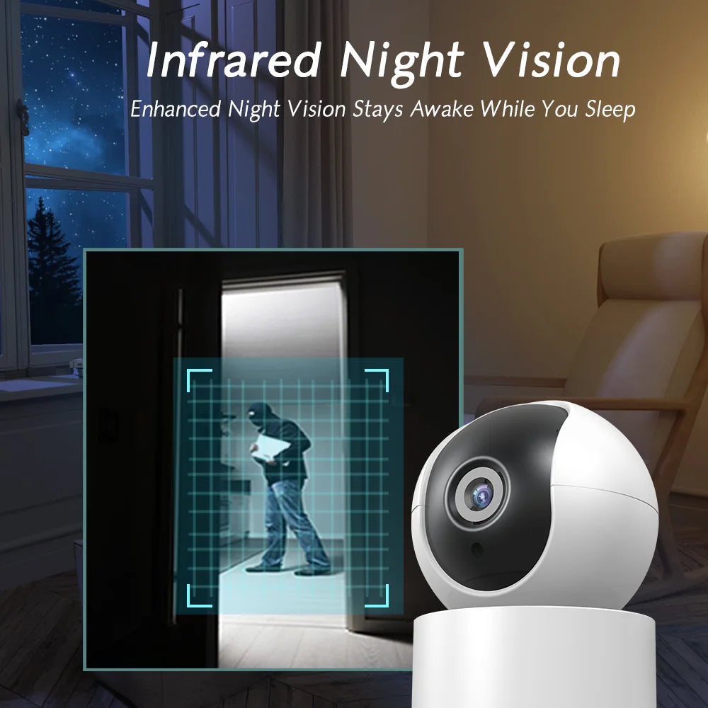 Surveillance Camera 1080P IP Camera Indoor Camera Wifi Wireless Baby Monitor Automatic Tracking Smart Home Security APP Control