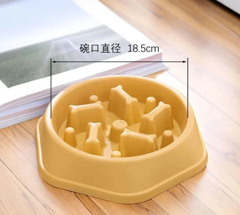 Slow Feeder Dog Bowl Anti-Choking Slow Feeding Bowls for Dogs Anti-Slip Pet Slow Eat Dishes Puzzle Bowls for Small Medium Dogs