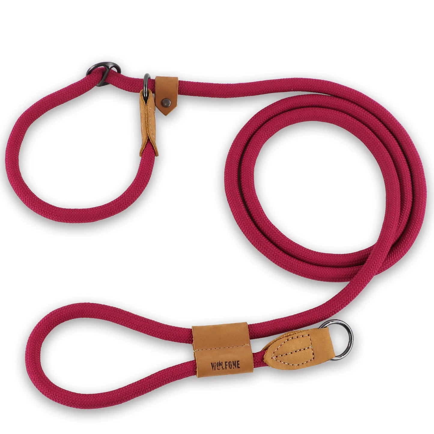 Multi-Functional Adjustable P-Shape Dog Leash Chain Traction Rope Leads for Running Walking Free Hands Free Leashes