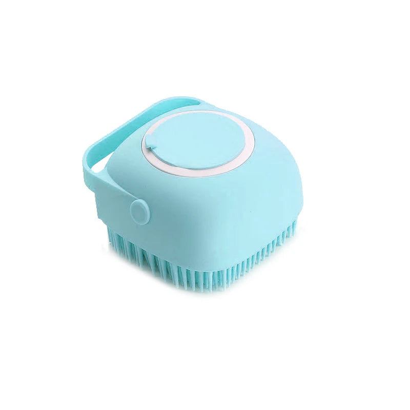 Pet Bathing Soft Silicone Comb Dog Cat Brush Massager Shower Gel Bathing Brush Clean Tools Cleaning Grooming Supplies