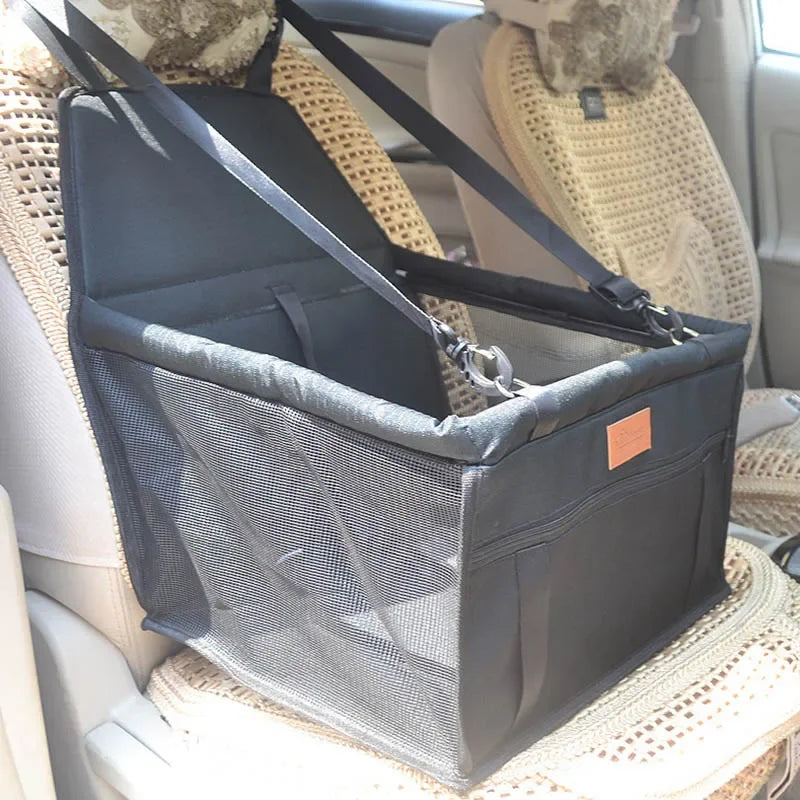 Double Thick Travel Accessories Mesh Hanging Bags Folding Pet Supplies Waterproof Dog Mat Blanket Safety Pet Car Seat Bag