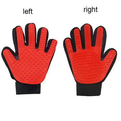 Pet Hair Glove Comb Pet Dog Cat Grooming Cleaning Glove Deshedding Hair Remover Massage Brush Animal Supplies Cat Accessoies