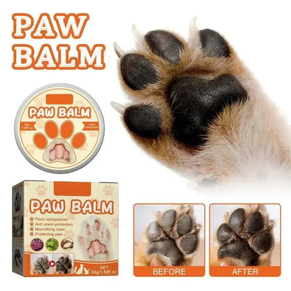50/100G Dog Paw Balm Pet Paw Moisturizing Natural Cream Dog Cat Paw Wax & Pet Nose Balm Protectors Pet Supplies and Pet Grooming