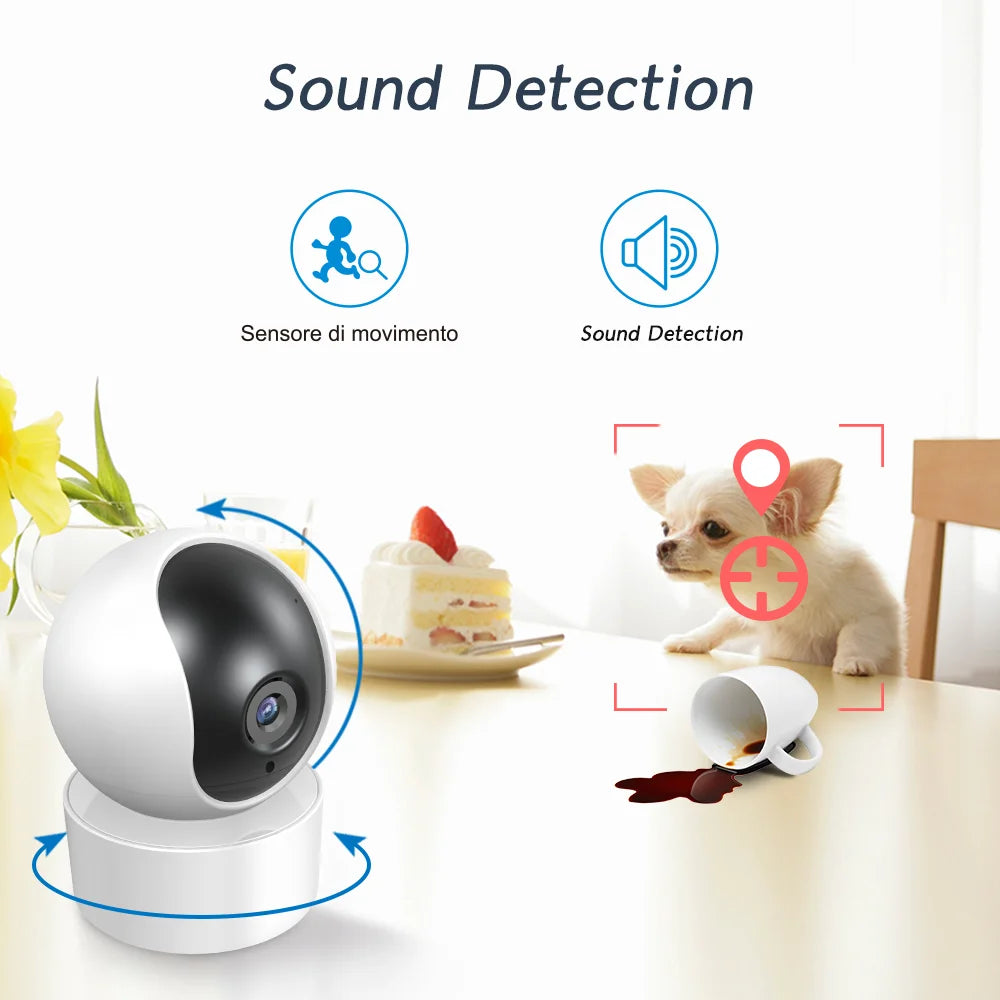 Surveillance Camera 1080P IP Camera Indoor Camera Wifi Wireless Baby Monitor Automatic Tracking Smart Home Security APP Control